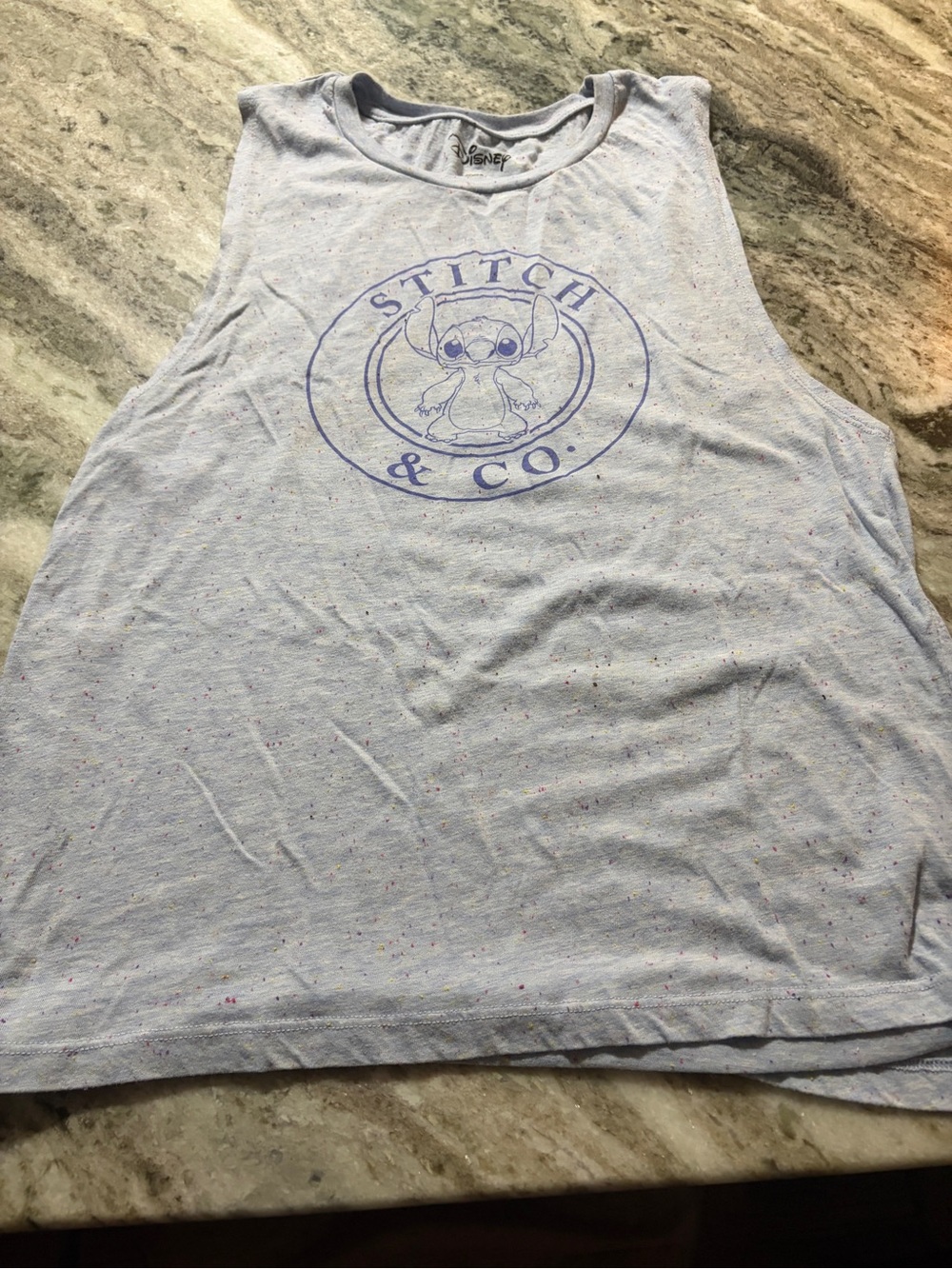Disney Light Blue Stitch & Co. Tank Top